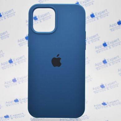 Чехол накладка Silicon Case для iPhone 12/12 Pro Blue cobalt