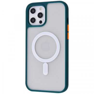 Чохол накладка Matte Color Case TPU with MagSafe для iPhone 12 Mini Forest Green