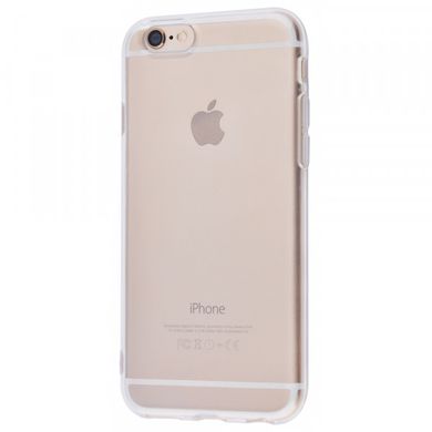 Ультратонкий силиконовый чехол Silicone Clear Case 2.0 mm (TPU) для iPhone 6/6S Прозрачный