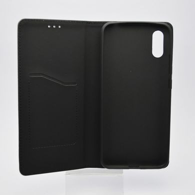 Чехол книжка Leather Fold для Xiaomi Redmi 9A Black