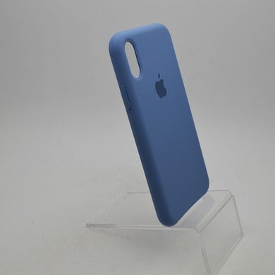 Чехол накладка Silicon Case для iPhone X / iPhone XS 5,8" Dark Blue Copy