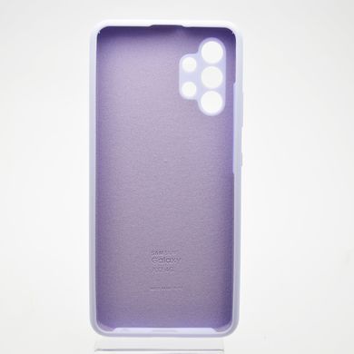 Чехол накладка Silicon Case Full Cover для Samsung A325 Galaxy A32 Lilac/Лиловый
