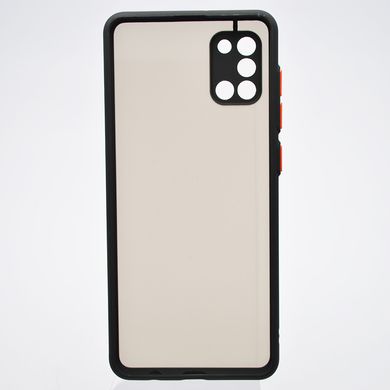 Чехол с полупрозрачной задней крышкой Matte Color Case TPU для Samsung Galaxy A31 (A315 2020) Black