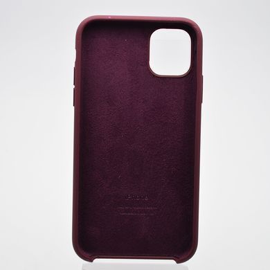 Чохол накладка Silicon Case для iPhone 11 Plum/Бордовый
