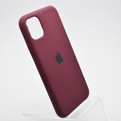 Чохол накладка Silicon Case для iPhone 11 Plum/Бордовый