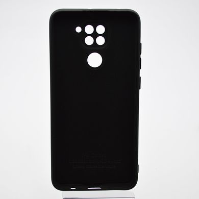 Чохол накладка Silicon Case Full Camera для Xiaomi Redmi Note 9 Black/Чорний