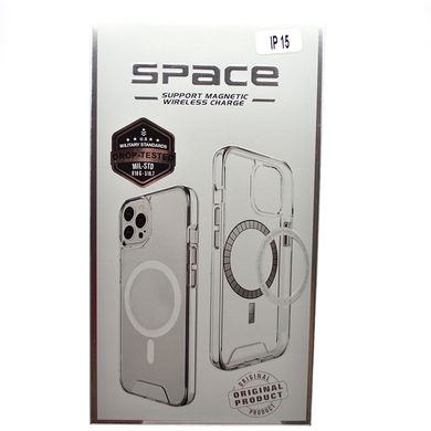Прозорий чохол накладка з MagSafe Clear Case для iPhone 15 Transparent