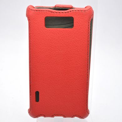 Чехол книжка Brum Exclusive LG Optimus L7 II P705 Красный