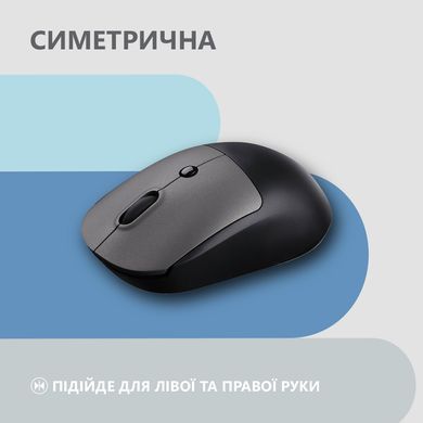 Бездротова мишка 2E MF218 Wireless/Bluetooth Silent Gray (Сірий)