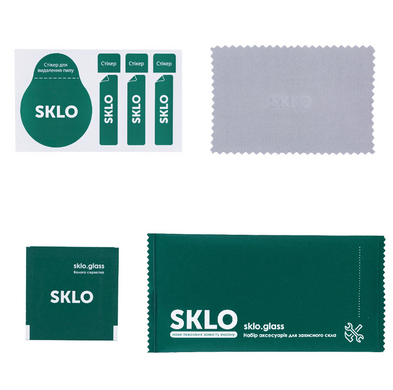 Защитное стекло SKLO 3D для Tecno Camon 18/Camon 18P Black/Черная рамка