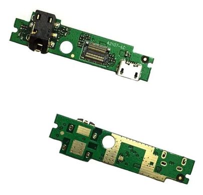 Роз'єм зарядки Lenovo A2107/A2207 на платі, з мікрофоном та компонентами HC