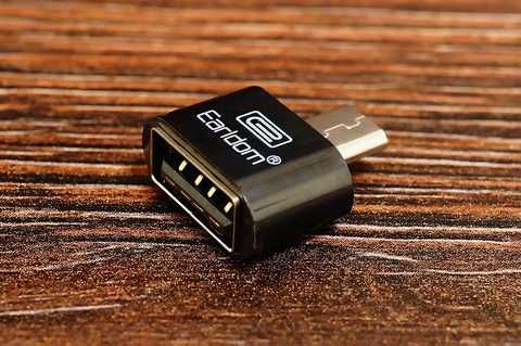 Переходник OTG Earldom ET-OT03 USB-A to MicroUSB Black