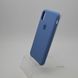 Чехол накладка Silicon Case для iPhone X / iPhone XS 5,8" Dark Blue Copy