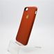 Чехол силикон TPU Leather Case iPhone 7/8 Brown тех. пакет