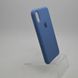 Чехол накладка Silicon Case для iPhone X / iPhone XS 5,8" Dark Blue Copy