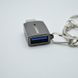 Перехідник OTG ANSTY UA-01 USB to Type-C Male Dark Grey