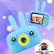 Детский цифровой фотоаппарат "Голубой зайчик" Epic X9 Kids Design Blue Rabbit, Голубой