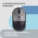 Бездротова мишка 2E MF218 Wireless/Bluetooth Silent Gray (Сірий)